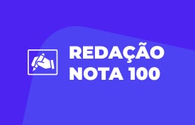 Banner com arte do curso: Curso Redação Nota 100
